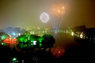 Đêm giao thừa Tết Ất Mùi 2015, Hà Nội bắn pháo hoa ở đâu?