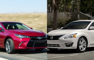 Toyota Camry và Nissan Altima cùng cạnh tranh quyết liệt