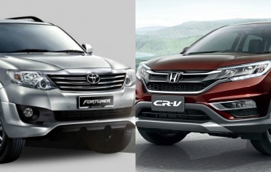 Toyota Fortuner và Honda CR-V: Lựa chọn hàng đầu cho dòng SUV