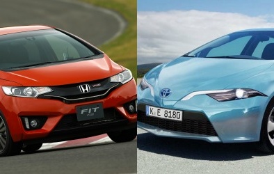 Đọ độ thể thao của ô tô cỡ nhỏ Honda Fit và Toyota Prius