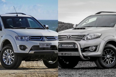 SUV 7 chỗ Mitsubishi Pajero thách thức đàn anh Toyota Fortuner