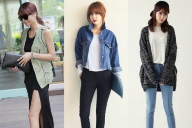 3 kiểu áo khoác lên ngôi mùa thu 2015