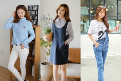 Diện đồ denim ‘chất lừ’ cho ngày mưa se lạnh