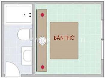 Những vị trí đặt bàn thờ khiến gia chủ tán gia bại sản