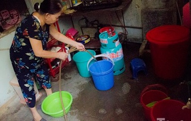 Người dân Thủ đô lại khốn khổ vì mất nước sinh hoạt