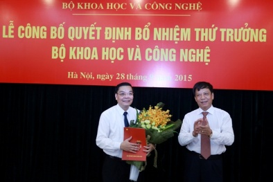 Công bố quyết định bổ nhiệm ông Chu Ngọc Anh là Thứ trưởng Bộ KH&CN