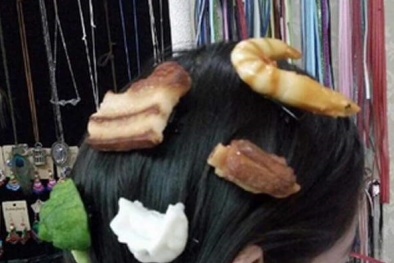 Trào lưu ‘bày biện đồ ăn’ lên đầu gây sốt