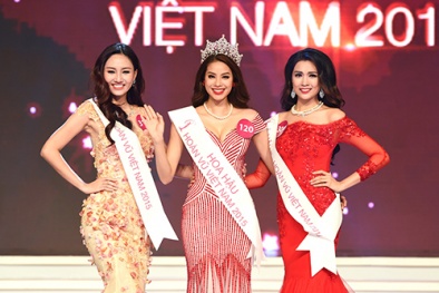 Người đẹp Hải Phòng Phạm Thị Hương đăng quang Hoa hậu Hoàn vũ Việt Nam 2015