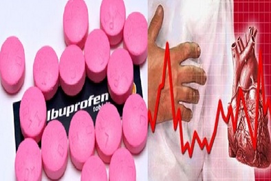 Nguy cơ nhồi máu cơ tim và đột quỵ khi dùng thuốc chứa Ibuprofen liều cao