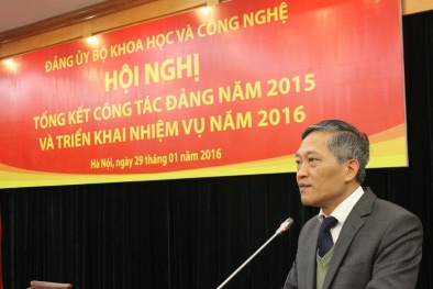 Đảng ủy Khối cơ quan TƯ tặng bằng khen cho 5 Đảng viên Bộ Khoa học và Công nghệ