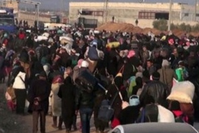 Tình hình chiến sự Syria mới nhất: Hàng vạn người tị nạn Syria đang tiến gần Thổ Nhĩ Kỳ