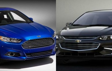 Chevrolet Malibu và Ford Fusion: Lựa chọn thú vị dòng sedan hạng trung