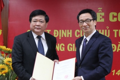Trao Quyết định bổ nhiệm Tổng Giám đốc Đài TNVN cho ông Nguyễn Thế Kỷ