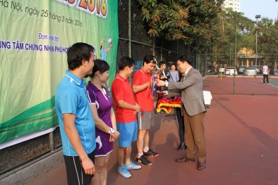 Giải tennis Tổng cục Tiêu chuẩn Đo lường Chất lượng thành công tốt đẹp