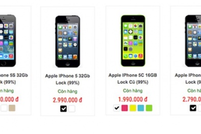 iPhone 5c giá 2 triệu đồng tràn về Việt Nam