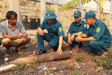 Quảng Trị: Đạn pháo bỗng 'từ trên trời' rơi xuống vườn nhà