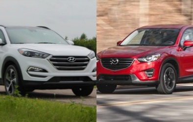 Hyundai Tucson 2016 chạy đua với Mazda CX-5 2016 trong phân khúc crossover