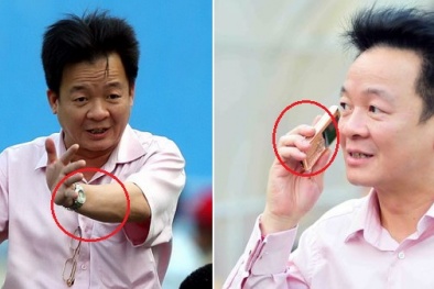 Phụ kiện tiền tỷ của Bầu Hiển 'khủng' cỡ nào?