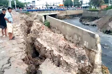 Vụ bờ kè có kinh phí gần chục tỷ đổ sập sau cơn mưa: Công an vào cuộc