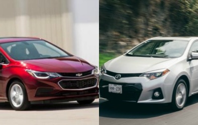 Chevrolet Cruze và Toyota Corolla 2016 gây ấn tượng trong dòng sedan