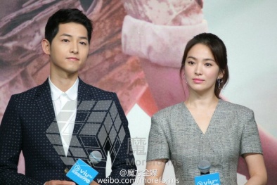 Bị đồn đi 'giải khuây', Song Joong Ki được Song Hye Kyo ra mặt bảo vệ