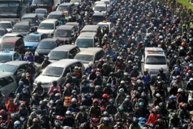 18 người chết vì kẹt xe hơn 20 tiếng ở Indonesia