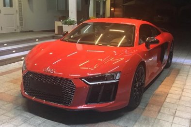 Thiếu gia Phan Thành tậu thêm siêu xe Audi R8 V10 Plus giá hơn chục tỷ