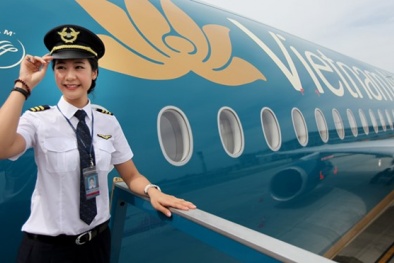 Lương phi công Vietnam Airlines 100 triệu đồng một tháng
