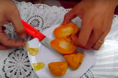 Thực hư xoài mút Trung Quốc làm bằng nilon