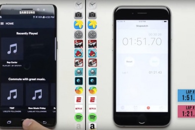 Galaxy Note 7 vẫn kém xa iPhone 6S