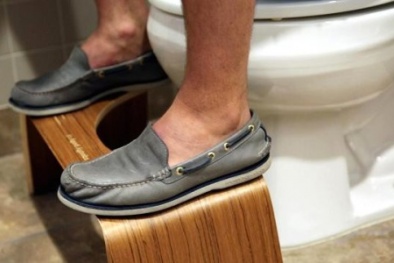 Thành triệu phú nhờ ghế kê chân trong toilet