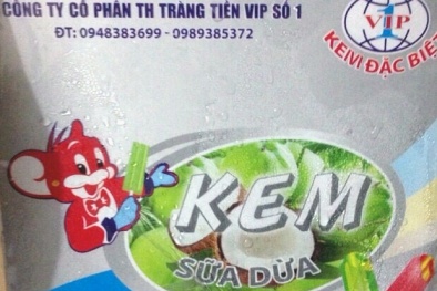 Phát hiện 10.000 que kem Tràng Tiền giả đang trên đường tiêu thụ