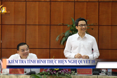 Phó Thủ tướng Vũ Đức Đam kiểm tra tình hình thực hiện Nghị quyết 19 tại Bộ KH&CN