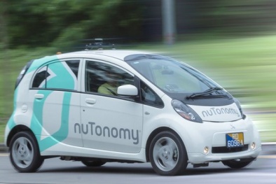 Taxi điện tự lái 'trình làng' ở Singapore