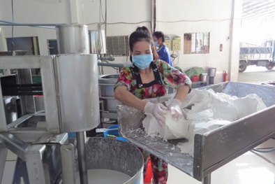 Làng nghề làm bột Đồng Tháp đầu tư máy móc nâng cao năng suất