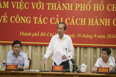 Phó Thủ tướng Trương Hòa Bình làm việc với TP.HCM về phòng chống tham nhũng, lãng phí