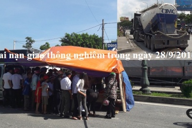 Tin tức tai nạn giao thông ngày 28/9: Bị xe khách đâm mẹ chồng chết con dâu mang thai nguy kịch
