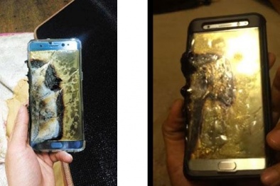 Điện thoại Samsung Galaxy Note 7 bản mới vẫn phát nổ khi đang chạy