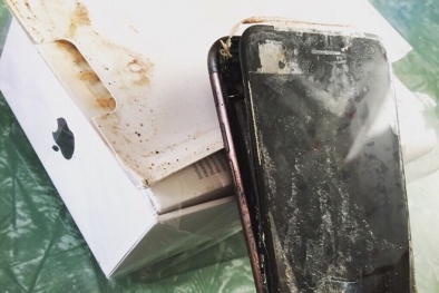 Nghi vấn điện thoại iPhone 7 đầu tiên bị phát nổ