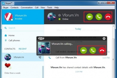 Hacker có thể đánh cắp thông tin mật khi gọi Skype