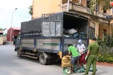 Bắt giữ đối tượng thu mua 9 tấn mỡ trâu, bò bốc mùi hôi thối đi tiêu thụ