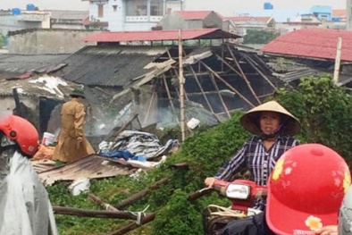 Nổ bình gas kinh hoàng ở Thái Bình ít nhất 3 người tử vong