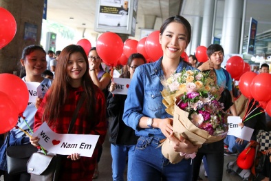 Nam Em trở về sau sự cố phiên dịch vẫn được chào đón nồng nhiệt