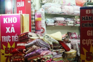 Thị trường chăn, ga, gối, đệm: Đầu mùa giảm sâu - hàng Việt lên ngôi