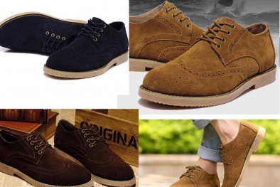 Giầy da lộn được dự báo là xu hướng thời trang mùa đông 2016