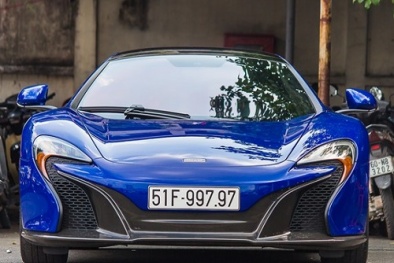 Đại gia Minh Nhựa đăng ký biến số 'độc' cho siêu xe McLaren 650S