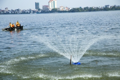 Hà Nội xử lý nước hồ ô nhiễm bằng công nghệ CHLB Đức