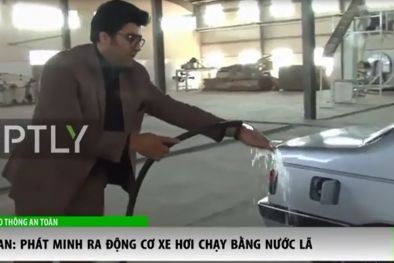 Iran phát minh ra ôtô chạy bằng nước lã
