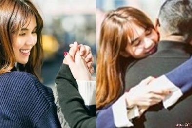 Ngọc Trinh khoe ảnh nắm tay bạn trai khi vừa đến Mỹ