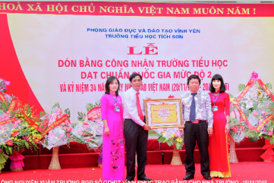 Trường TH Tích Sơn: Không ngừng nâng cao chất lượng giáo dục trong thời đại mới